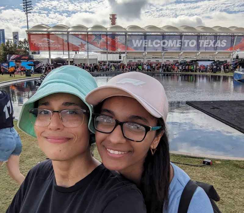 Watching the Austin Grand Prix